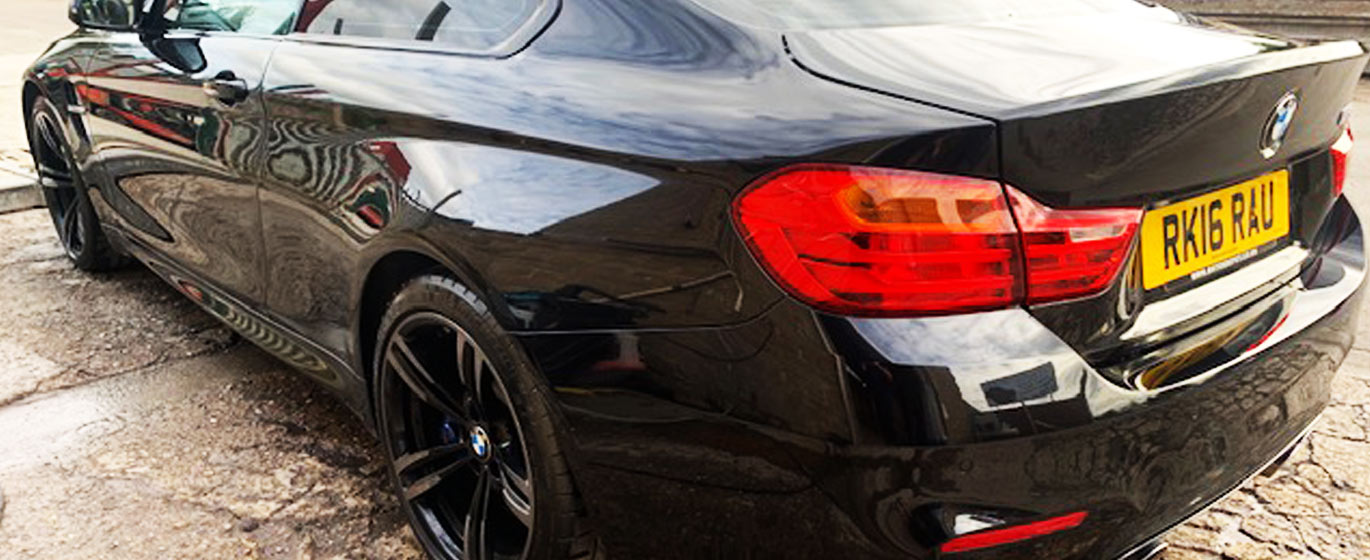 BMW M6 with Full Paint Respary in Black